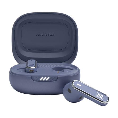 JBL Live Flex, Wireless Earbuds Headphones Blue